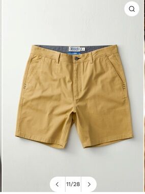 3bird Wyoming break out broken twill short 33 sandy khaki